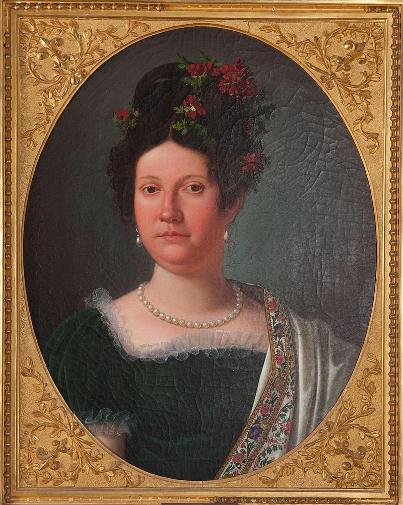 Ritratto della Duchessa di Calabria (Maria Isabella di Spagna, futura Regina delle Due Sicilie) - Reggia di Caserta
